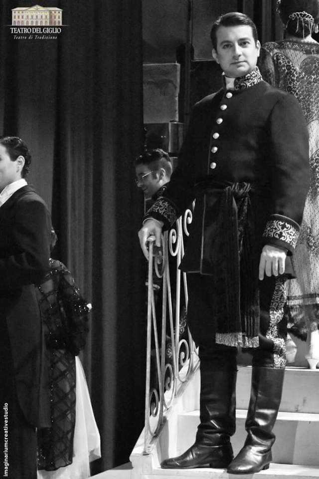 foto di scena F. Napoleoni La vedova Allegra Teatro del Giglio FEBBRAIO 2016